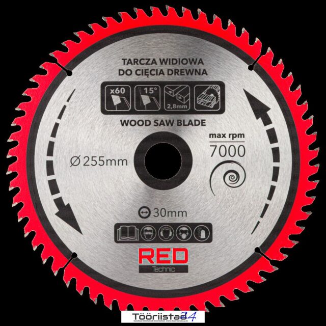 saeketaste komplekt 255 30mm hambad 24 40 60 80 104 RTZTWD0082 5 – 3 – Tööriistad24