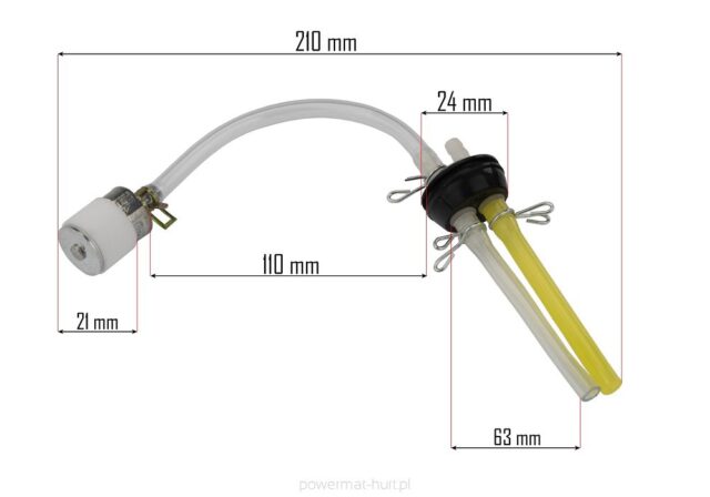 Kütusevoolikud filtriga, trimmerile PM-KS-600T-WP